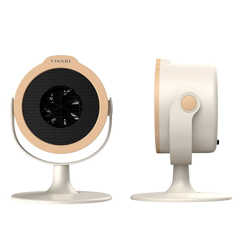 Compact Desktop Heater With Two-Level Warmth Adjustment