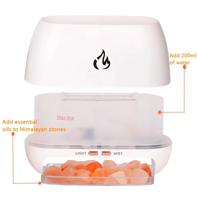 Himalayan Salt Night Light Aroma Humidifier