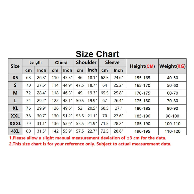 Men'S Plus Size Windproof Winter Jacket