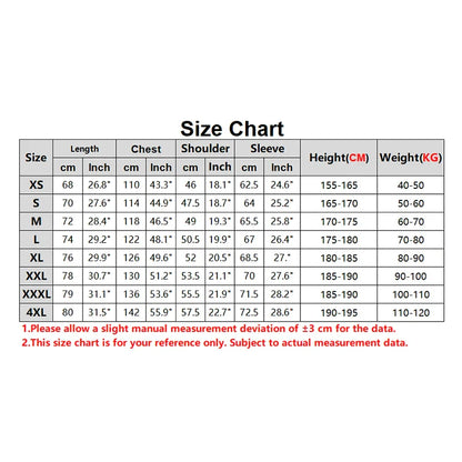 Men'S Plus Size Windproof Winter Jacket