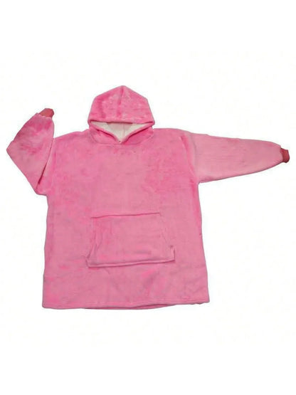 Oversized Wearable Blanket Hoodie With Hood And Pockets