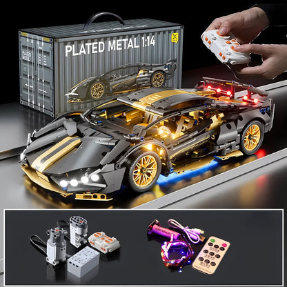 Remote Control Technic Supercar Model Building Blocks