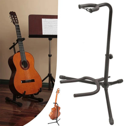 Folding Adjustable Guitar Stand For Multiple Instruments