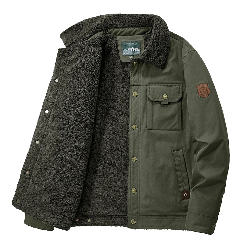 Men'S Fleece Warm Winter Casual Jacket