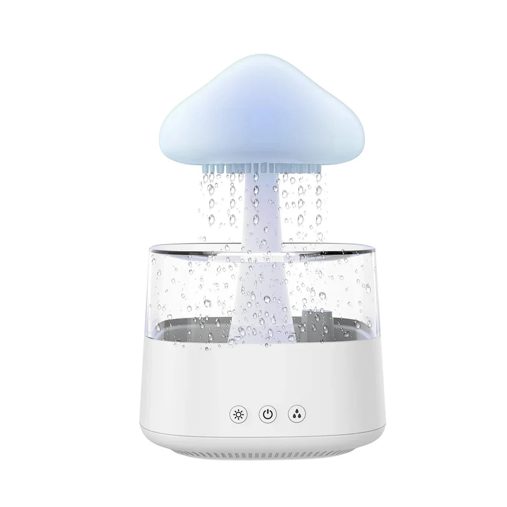 Ultrasonic Aromatherapy Humidifier With Night Light & Rain Sounds