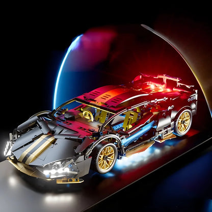 Remote Control Technic Supercar Model Building Blocks