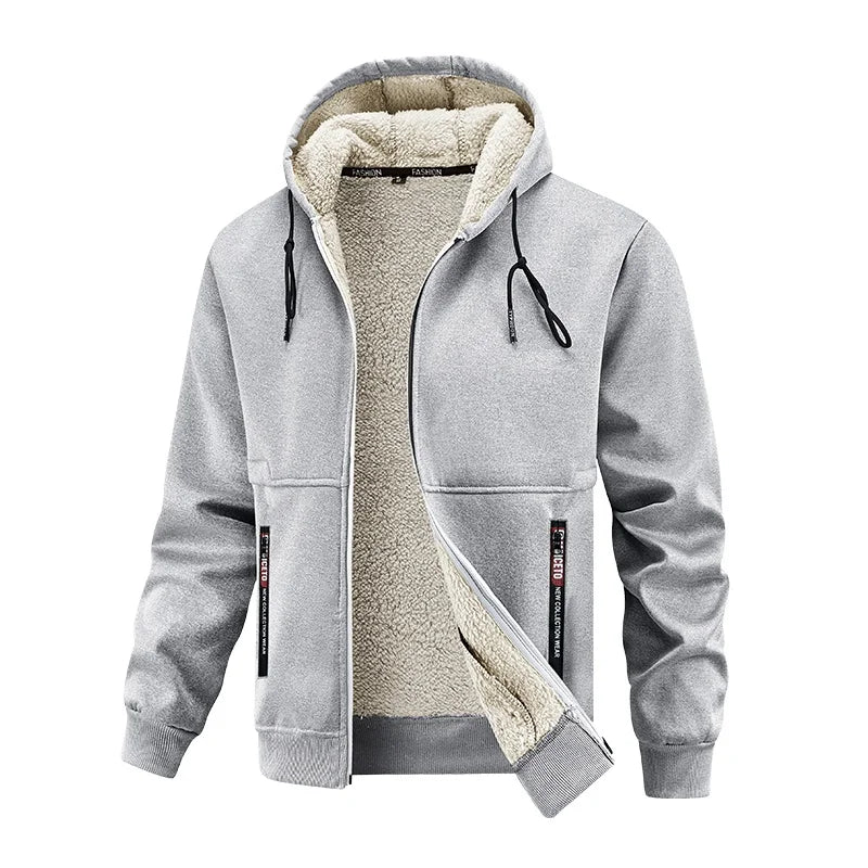 Men'S Autumn Winter Lamb Fleece Jacket