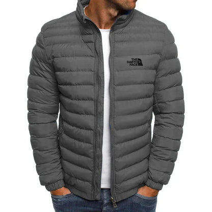 Men'S Autumn Winter Stand Collar Slim Jacket