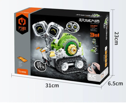 Remote Control 3-In-1 Rc Robot Building Blocks