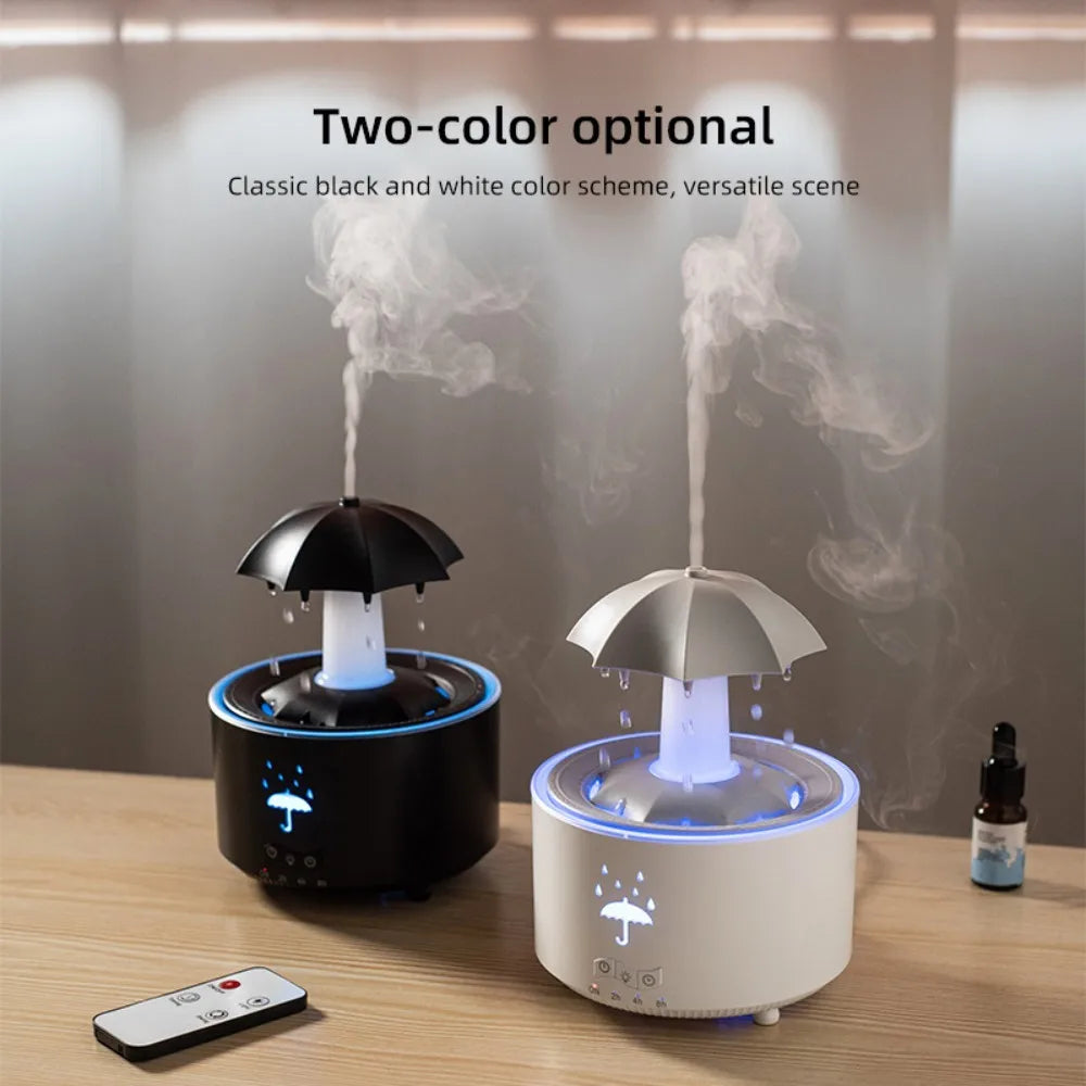 Colorful Rotating Humidifier With Night Light And Aroma