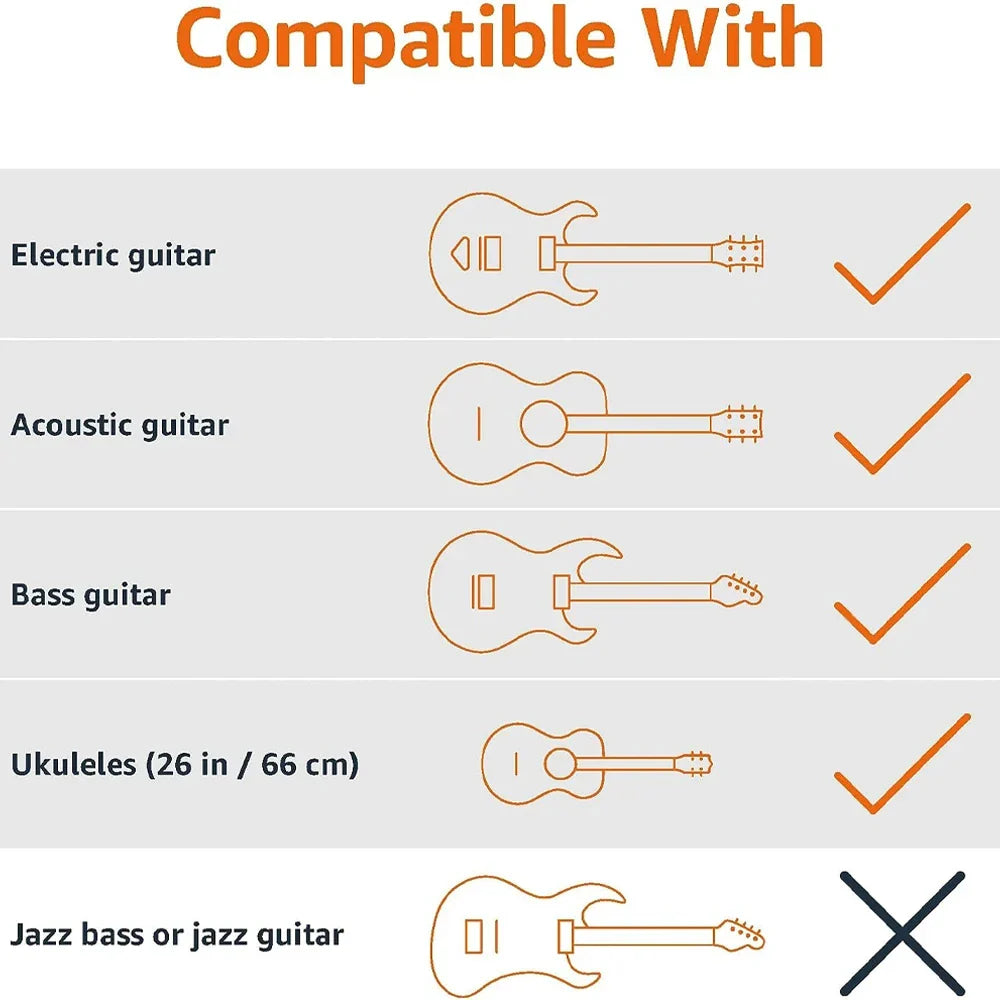 Compact Tripod Guitar Stand With Safety Lock