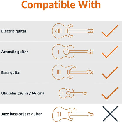 Compact Tripod Guitar Stand With Safety Lock