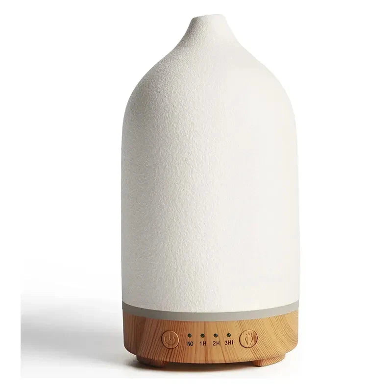 Ceramic Ultrasonic Essential Oil Aroma Diffuser With Led Lights