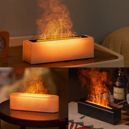 Flame Aroma Diffuser With Ultrasonic Mist Humidifier