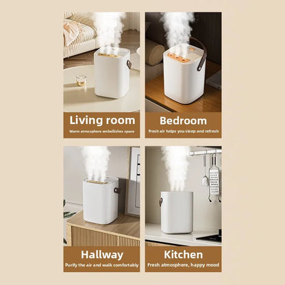 Portable Night Light Humidifier With Essential Oil Diffuser