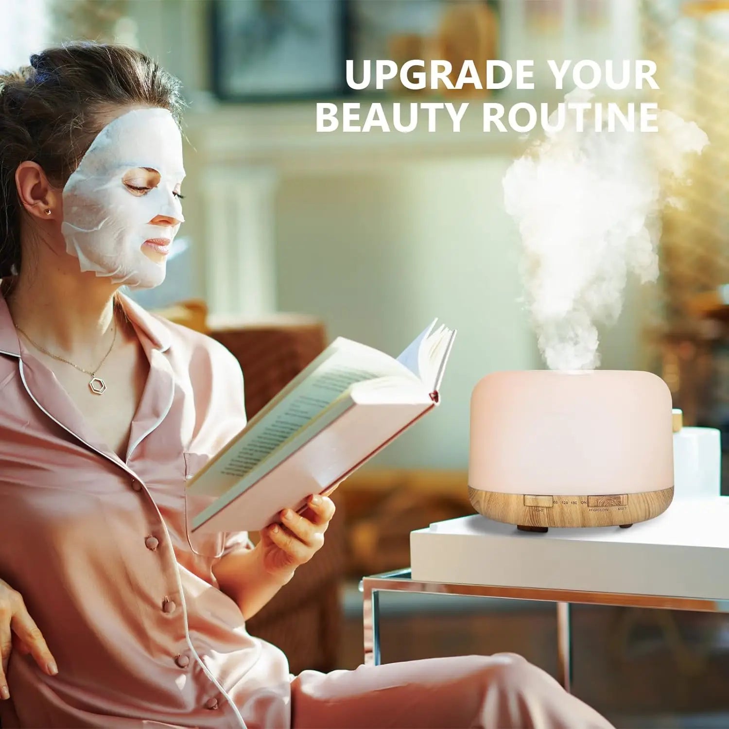 Usb Aroma Diffuser & Humidifier With Remote Control