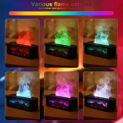 Aromatherapy Fireplace Flame Diffuser With Remote Control