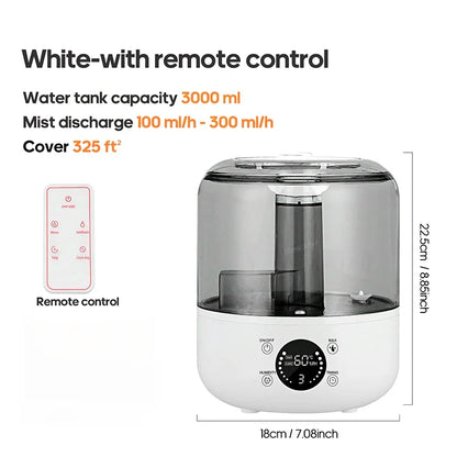 Large Capacity Silent Air Humidifier With Timer