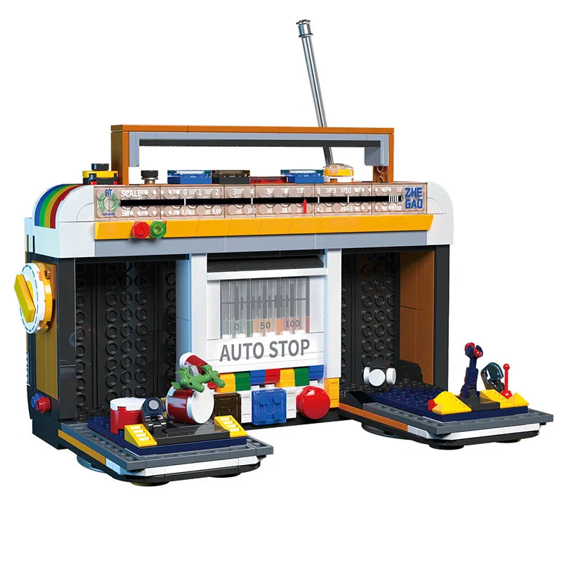 Retro Radio Model Building Blocks Set 554Pcs