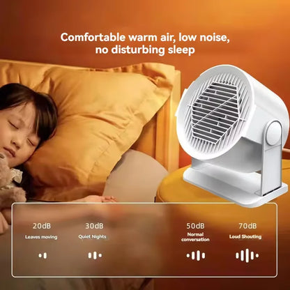 Compact Desktop Heater With Quick Heating Protection