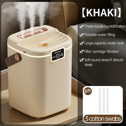 Three-Nozzle 2L Night Light Humidifier With Usb Connection