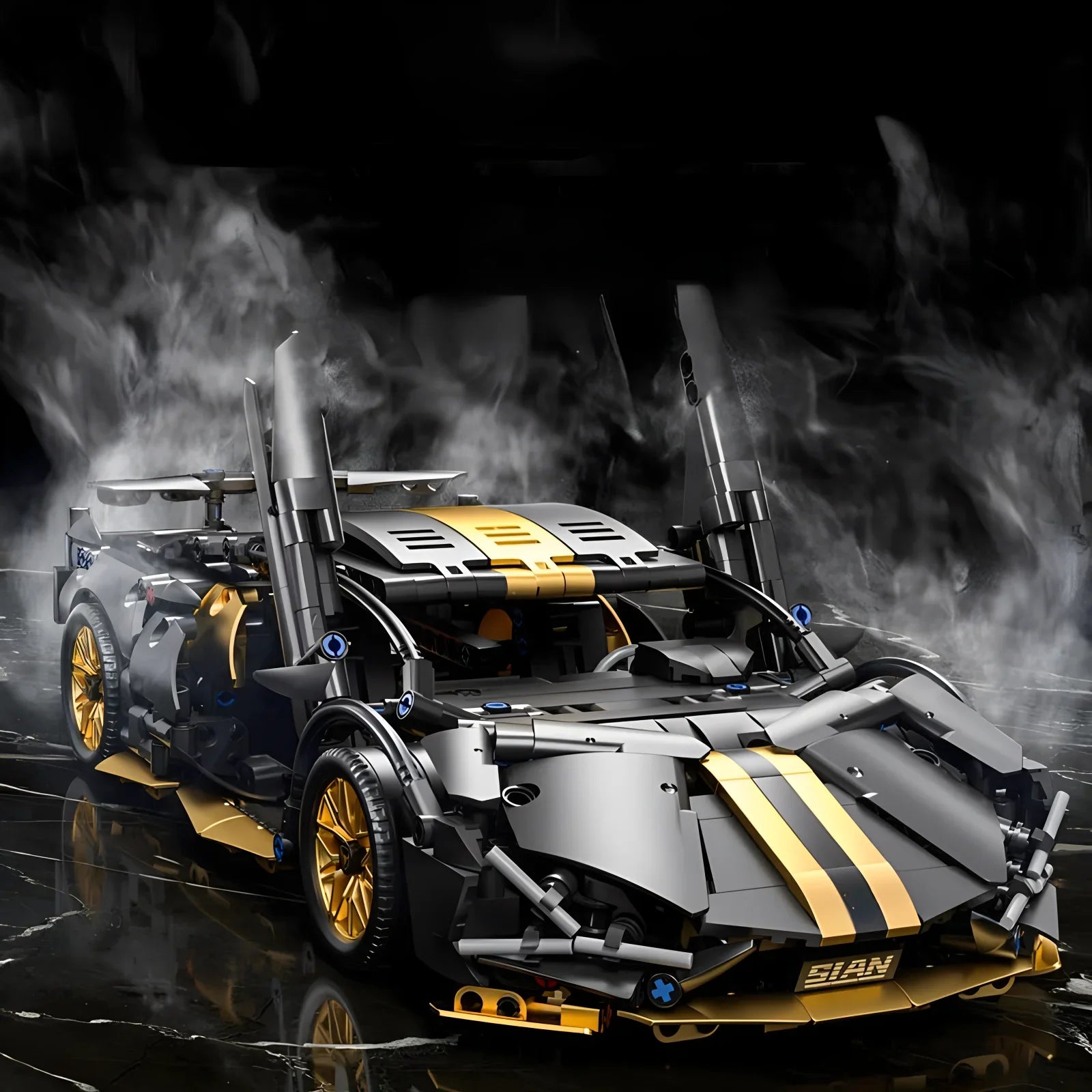 Remote Control Technic Supercar Model Building Blocks