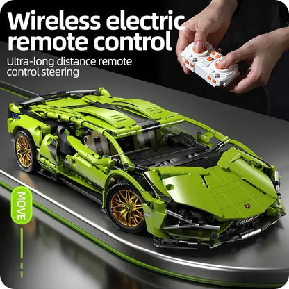 Remote Control Supercar Model Building Blocks