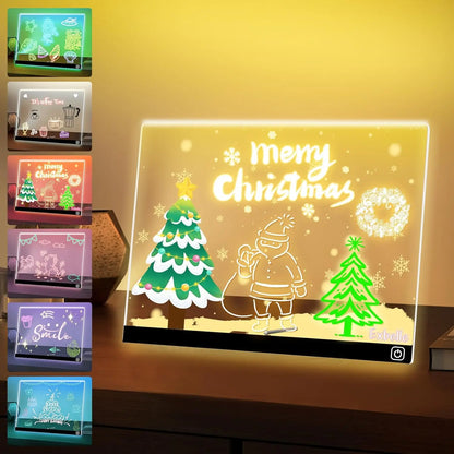 Colorful Led Message Board With Acrylic Drawing Surface