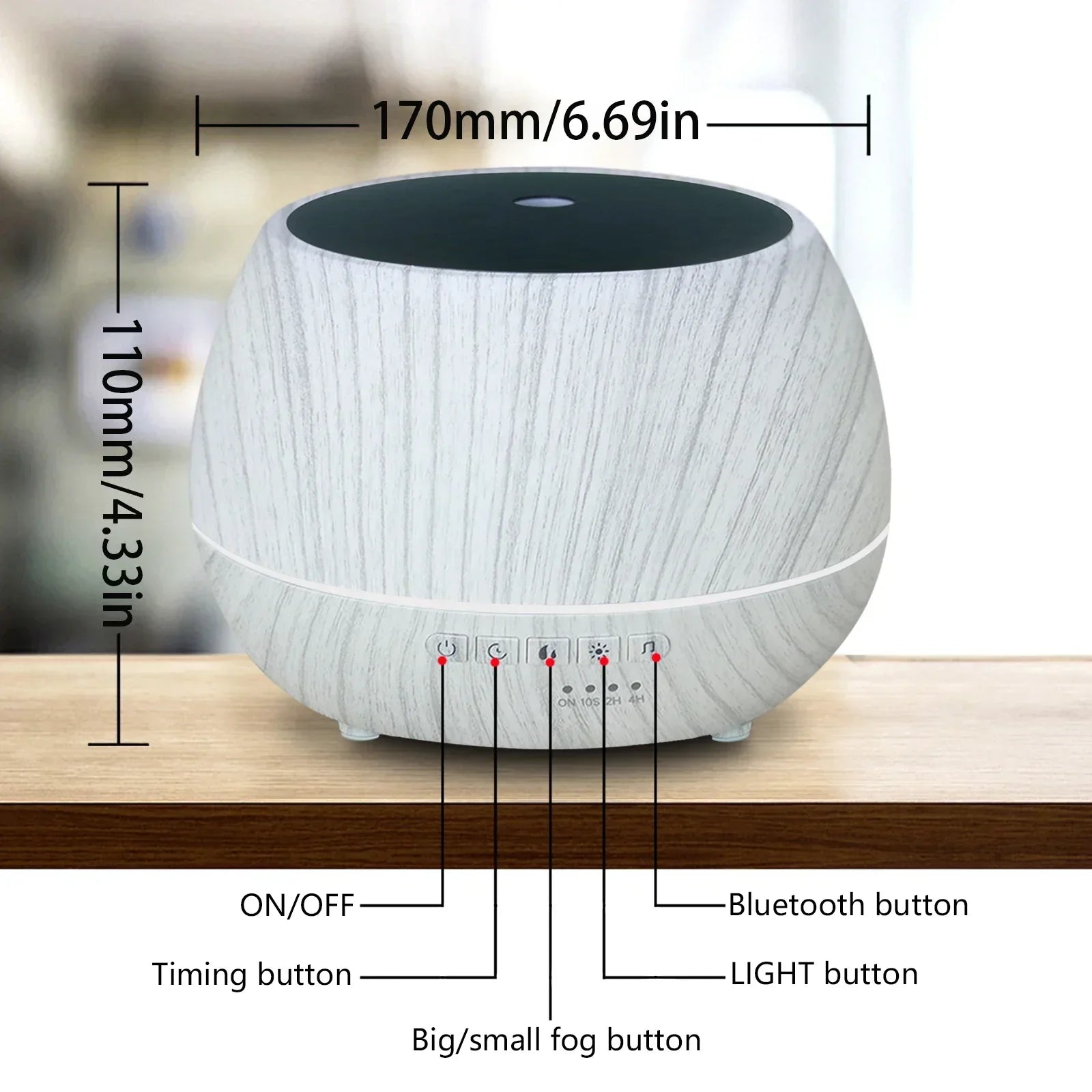 Smart Wifi Aroma Diffuser With Alexa Google Control