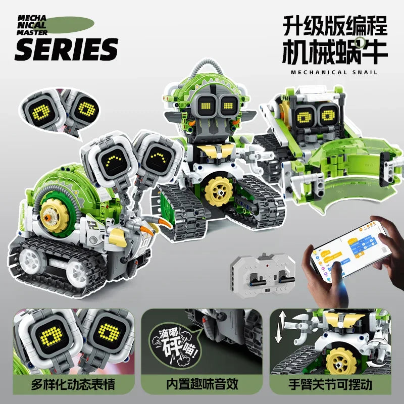 Remote Control 3-In-1 Rc Robot Building Blocks
