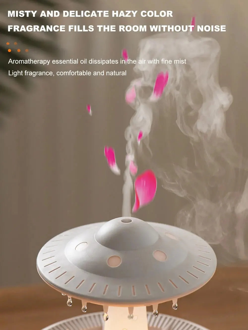 Ufo Aromatherapy Ultrasonic Humidifier With Remote Control