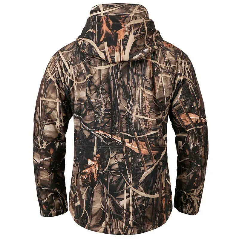 Men'S Camouflage Waterproof Jacket With Hood