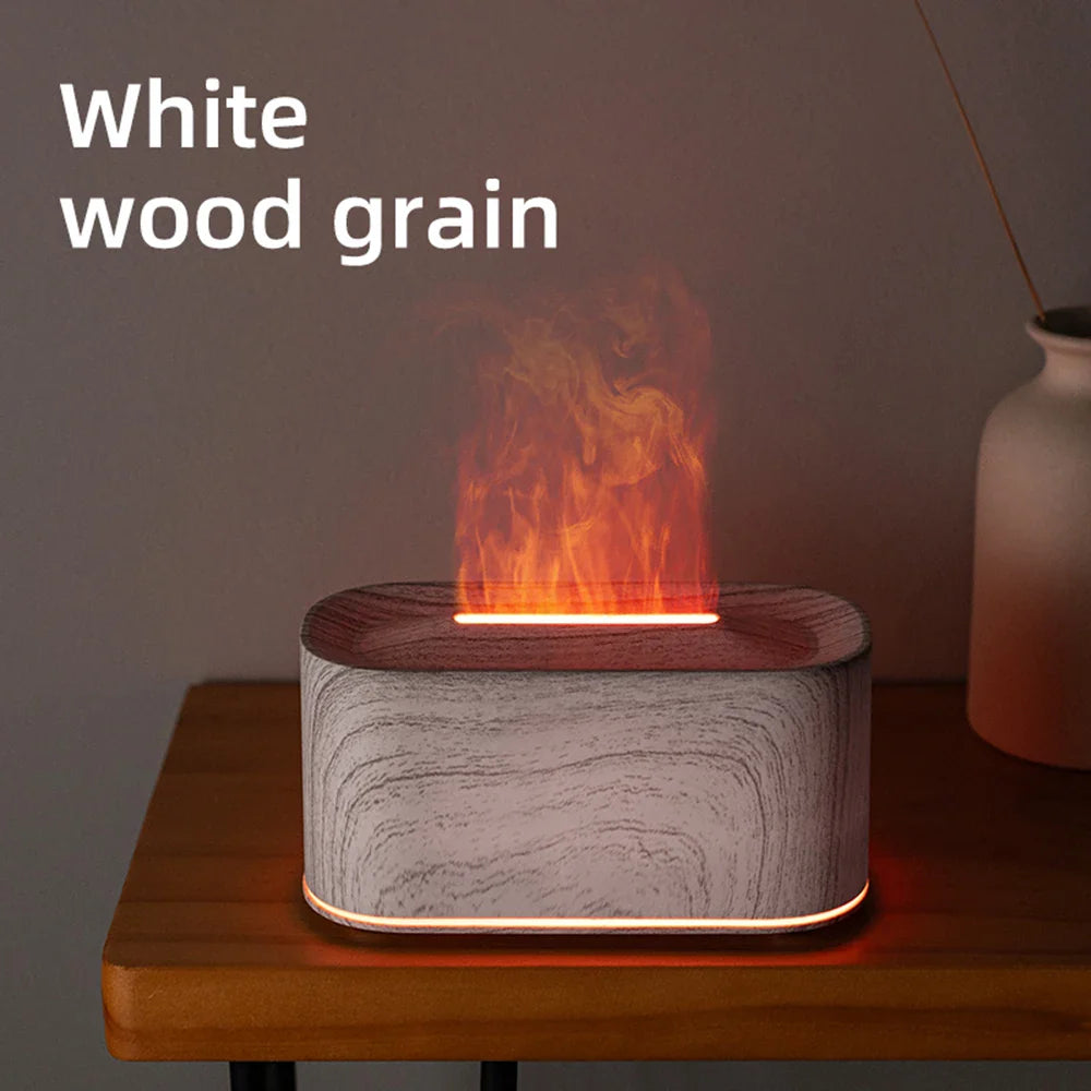 Flame Effect Aromatherapy Diffuser & Cool Mist Humidifier