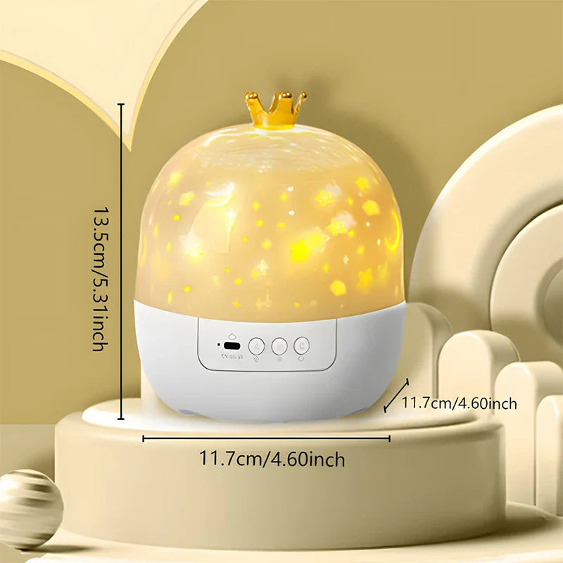 Star Light Projection Rotating Night Lamp With Films