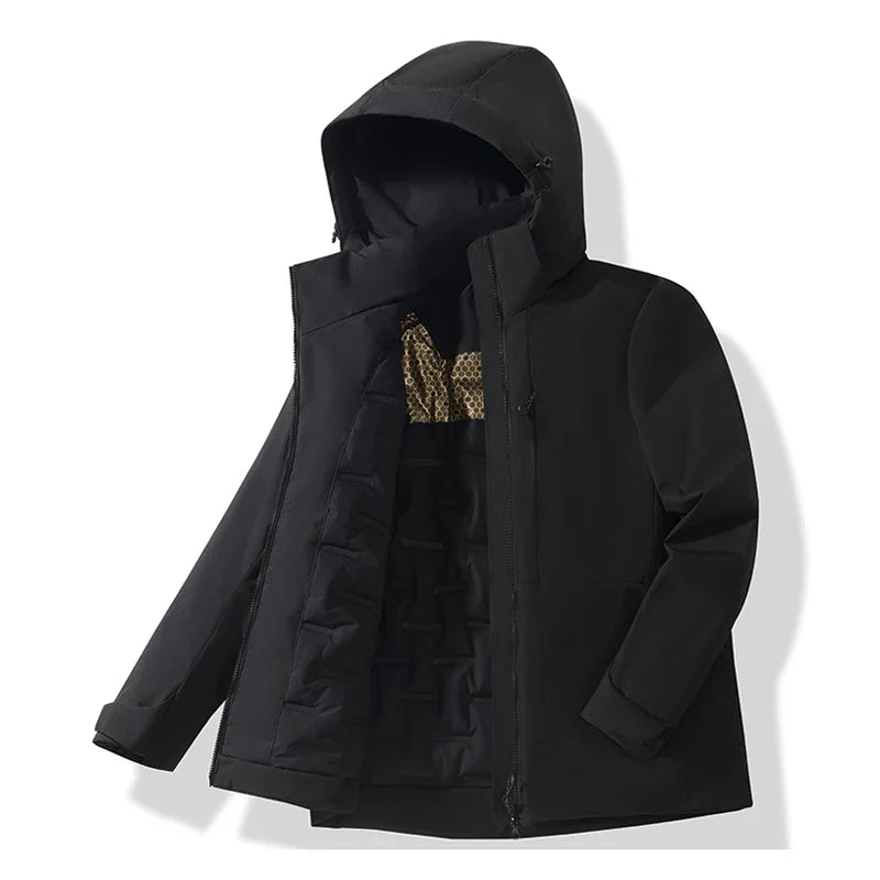 Waterproof Unisex Winter Thermal Windproof Fleece Jacket