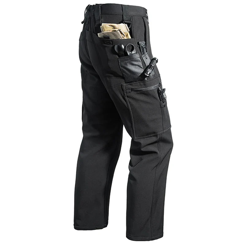 Men'S Waterproof Softshell Jacket And Cargo Pants Set