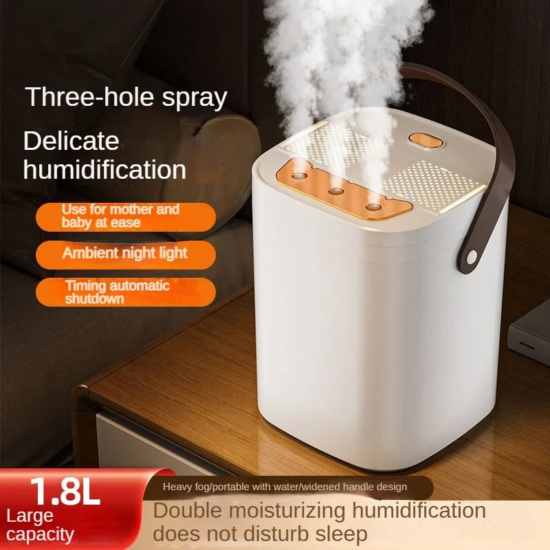 Portable Night Light Humidifier With Essential Oil Diffuser