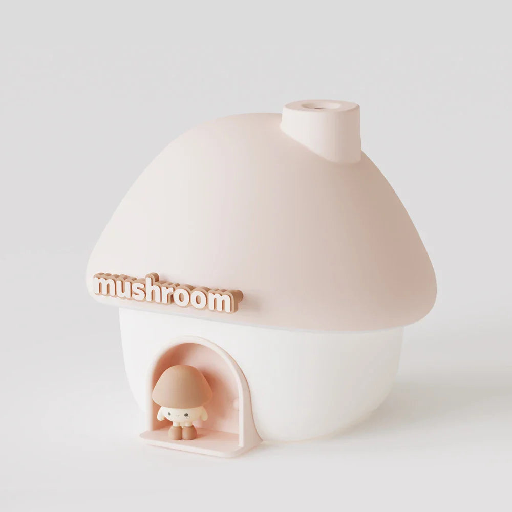 Mushroom House Humidifier With Colorful Lights