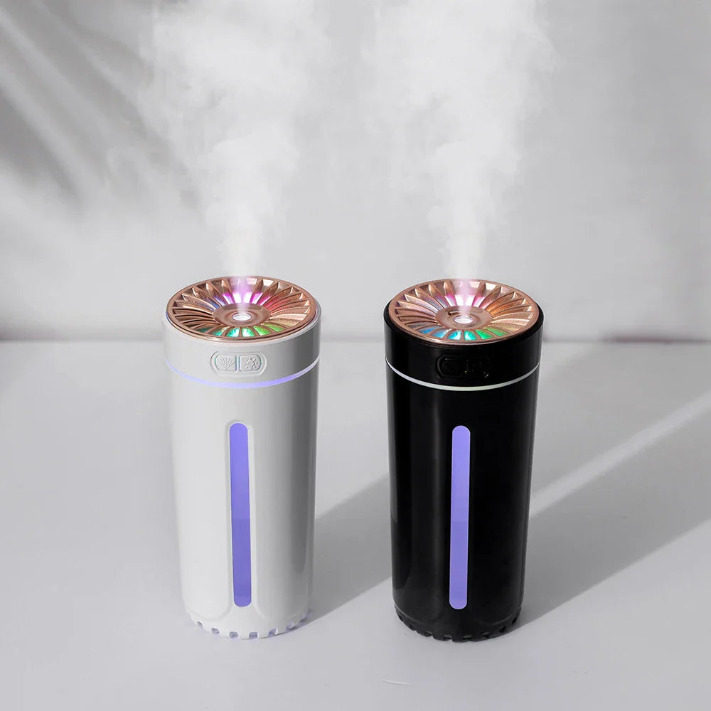 Wireless Car Humidifier With Rgb Led Lights