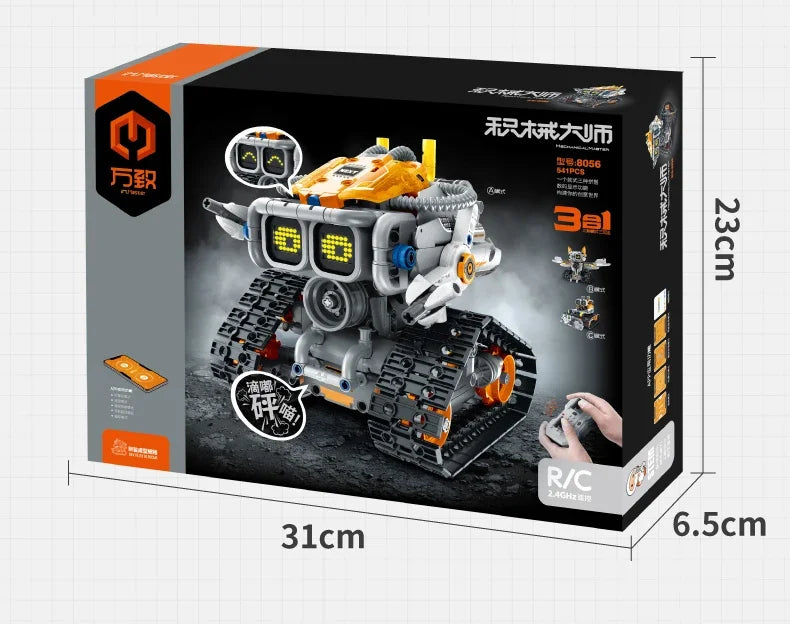 Remote Control 3-In-1 Rc Robot Building Blocks