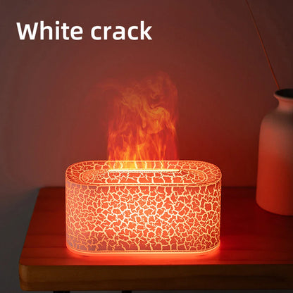 Flame Effect Aromatherapy Diffuser & Cool Mist Humidifier