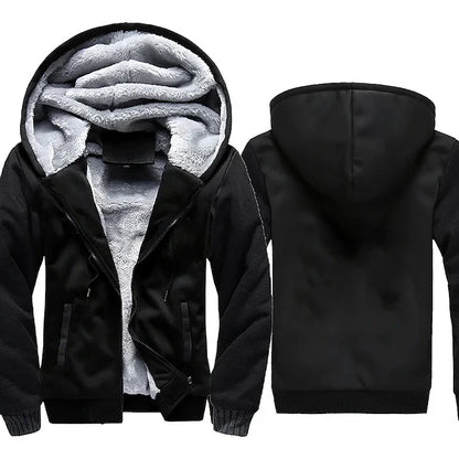 Winter Men'S Camouflage Hooded Fleece Jacket
