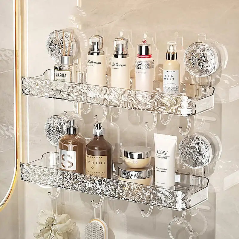 Secure Suction Cup Storage Holder – Durable Wall-Mounted Organizer, No Drilling Needed
