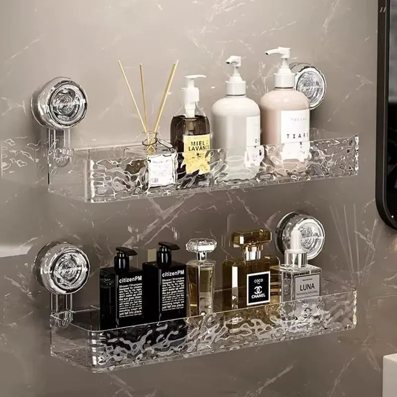 Secure Suction Cup Storage Holder – Durable Wall-Mounted Organizer, No Drilling Needed