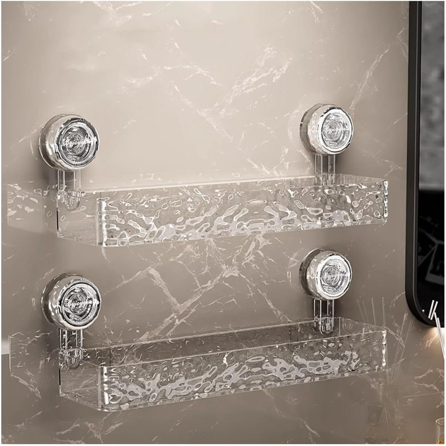 Secure Suction Cup Storage Holder – Durable Wall-Mounted Organizer, No Drilling Needed