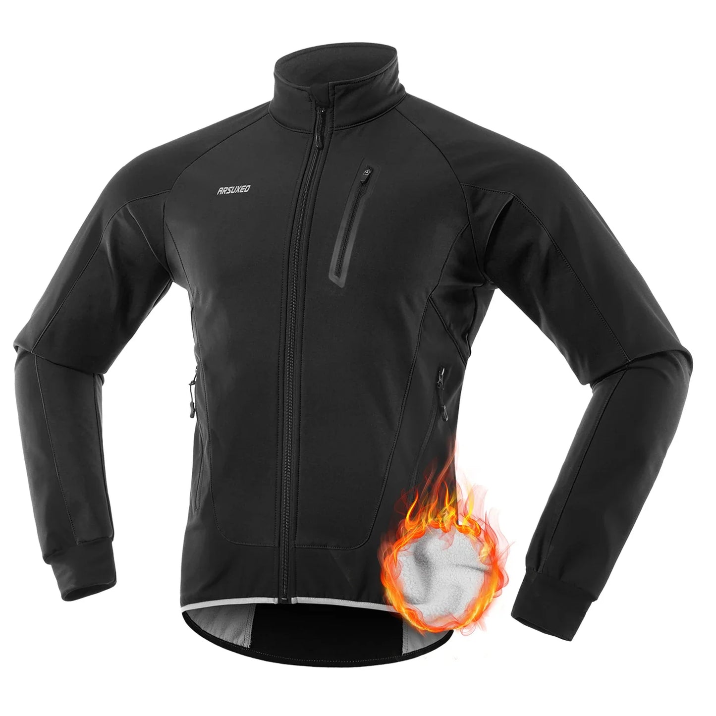Men'S Waterproof Thermal Cycling Jacket