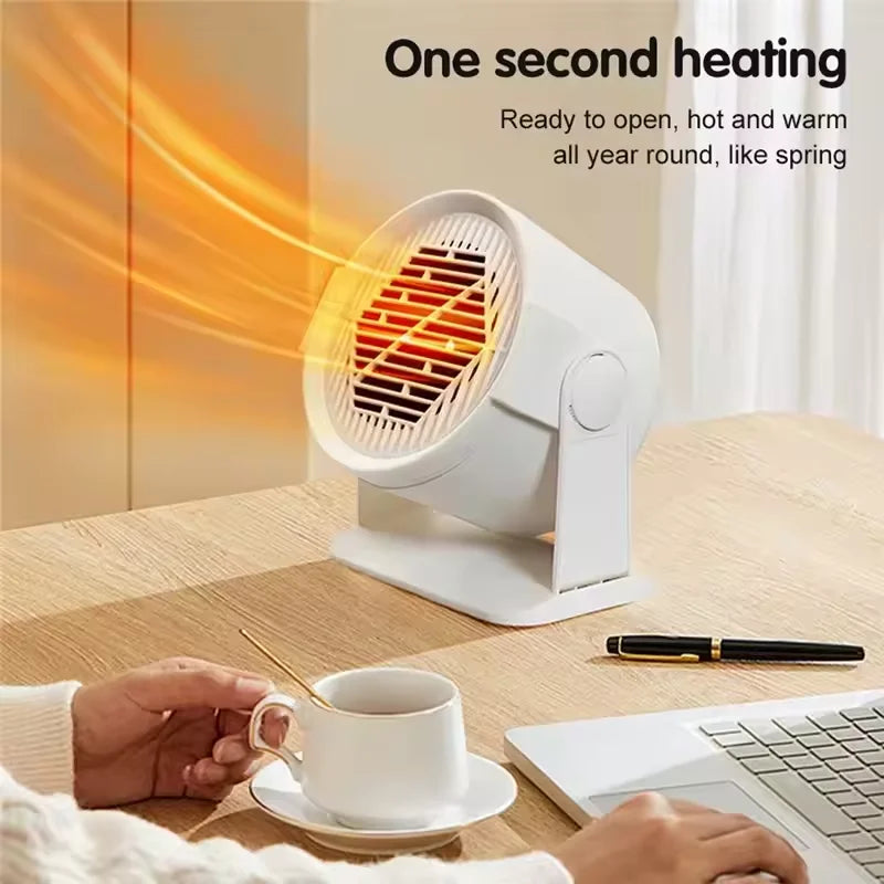 Compact Desktop Heater With Quick Heating Protection