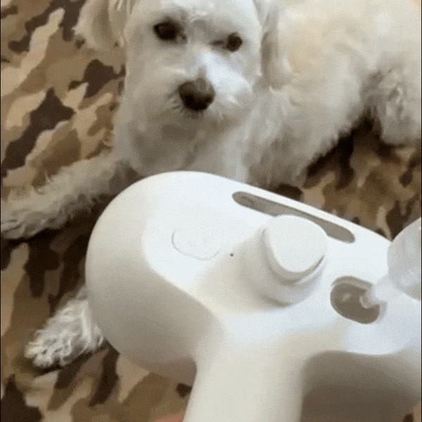 Self-Cleaning Spray Brush for Cats with One-Touch Hair Removal Design, Durable and Lightweight ABS Material