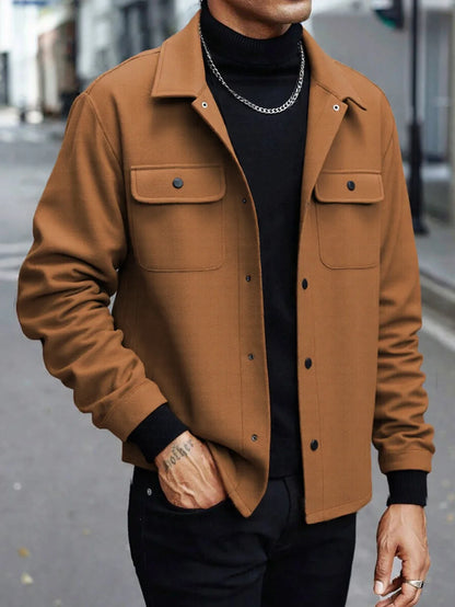 Men'S Wool Blend Jacket For All Seasons