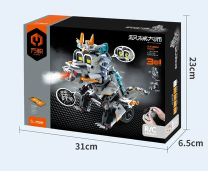 Remote Control 3-In-1 Rc Robot Building Blocks